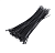 Стяжки нейлоновые 3.6x300мм хомуты 100шт.черные